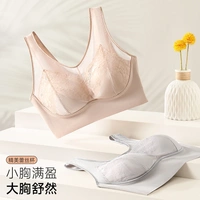 欣奕絲內(nèi)衣一體固定杯美背網(wǎng)紗蕾絲聚攏女士無(wú)鋼圈文胸1886千優(yōu)米