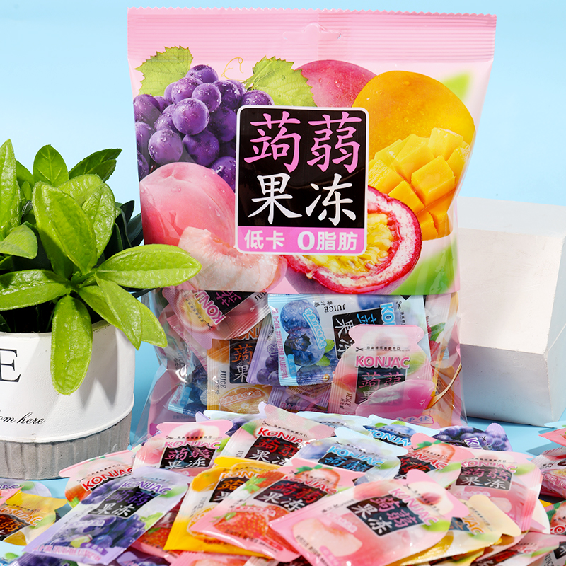 巧遇心休闲食品零脂蒟蒻果冻