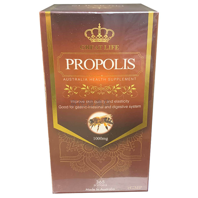 澳门代购澳洲Greatlife Propolis蜂胶1000mg 365粒裝正品澳大利亚