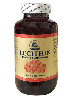 澳门代购美国ALASKA阿拉斯加ATLANTIC卵磷脂300粒正品附小票包邮