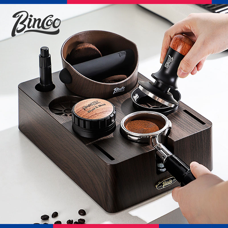 bincoo咖啡压粉器底座敲渣桶套装
