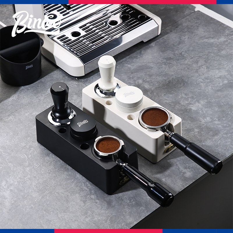 Bincoo咖啡压粉底座布粉器套装