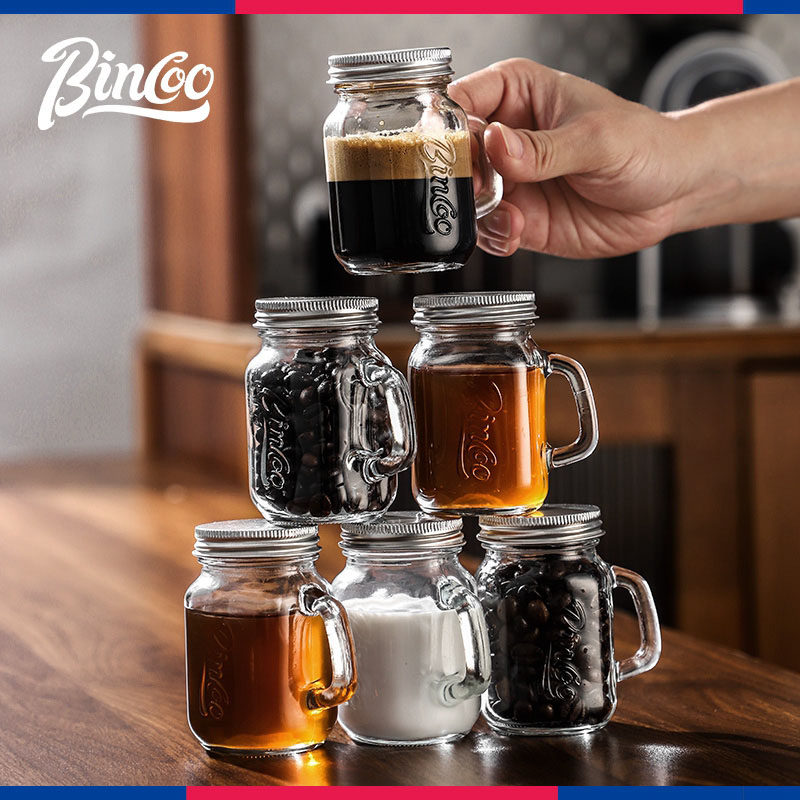 Bincoo浓缩咖啡液密封罐意式配套器具萃取接液杯便携玻璃分装瓶子