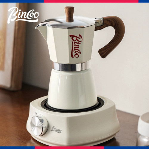 Bincoo摩卡壶煮咖啡电热炉套装
