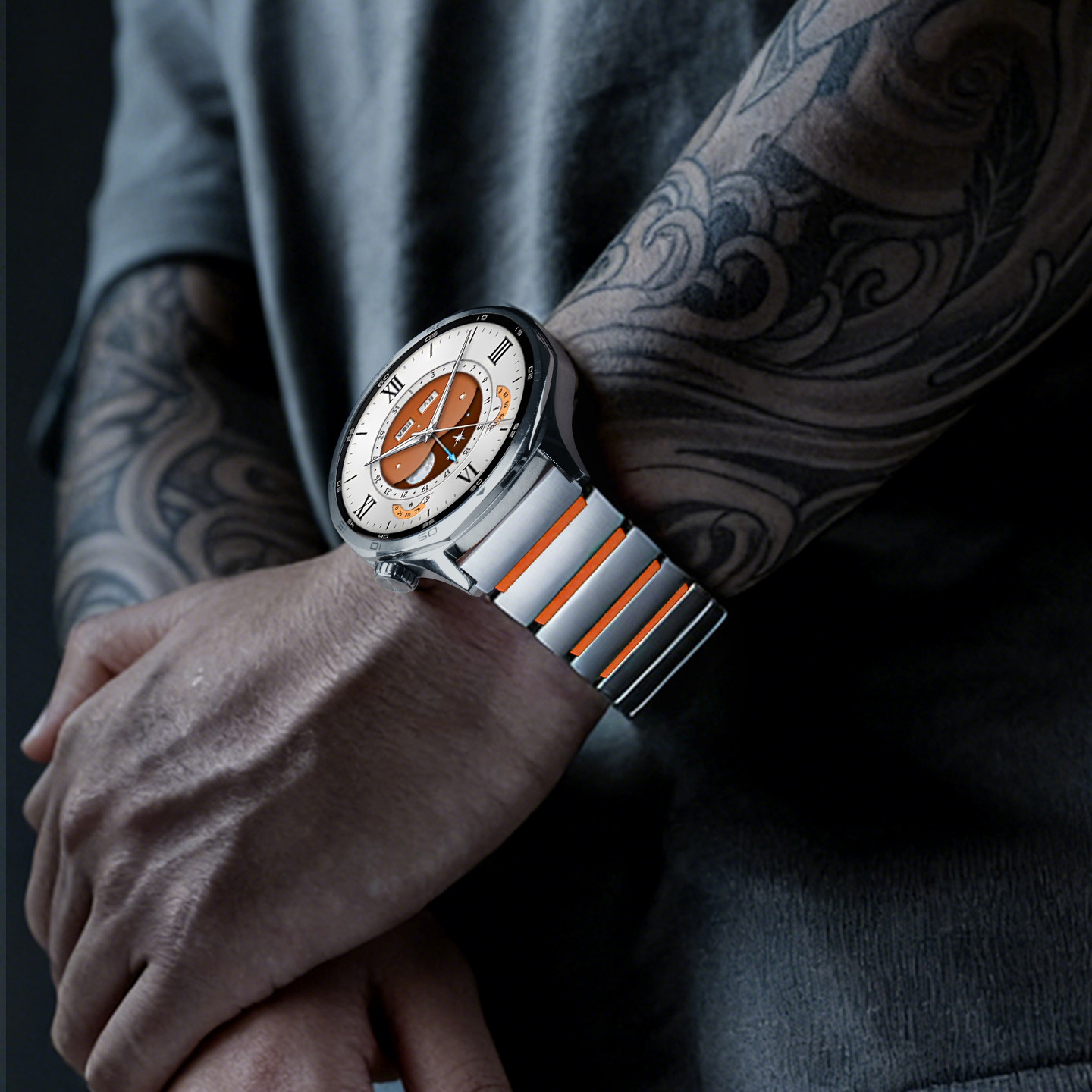 适用小米watchS5手表带watch5磁吸扣按压式全钛硅胶S4sport运动S3智能2男士color2华米GTR4春夏3金属非钛合金