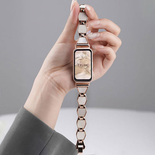 适用华为手环9/8/7贝壳表带