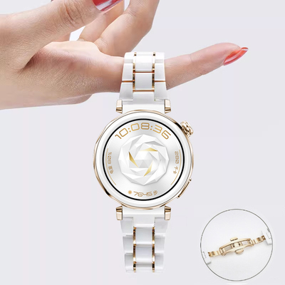 适用华为GT5手表带watchgt5pro新款watch5陶瓷腕表带GT4运动腕表GT3智能2pro高级watch4pro女生表链女式