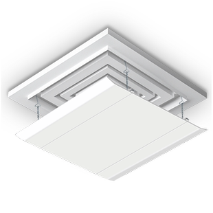 正方形中央空调挡风板 风管机冷气导风遮风板 办公室出风口防直吹