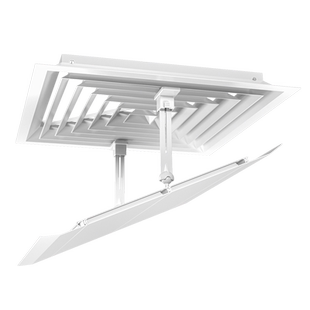 丹马空调挡风板正方形顶挂防直吹散流器风口挡板遮风导风板挡风罩