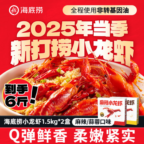 海底捞小龙虾2025年新虾湖北