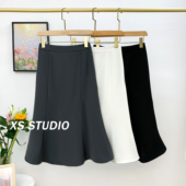 新款 高级感鱼尾西装 半身裙女2026春季 简约气质显瘦包臀a字中裙夏