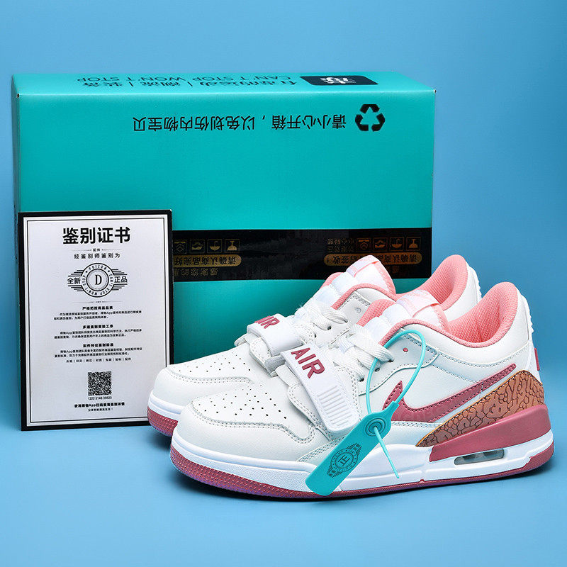 aj312莆田正品男鞋复活节低帮白蓝篮球鞋樱花粉色高帮运动女款鞋