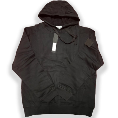 Topstoney简约运动风连帽卫衣男女通用套头黑色宽松舒适保暖外套