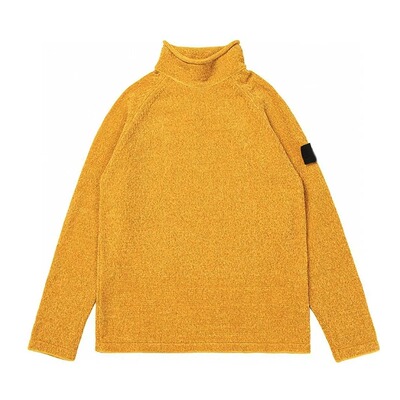 Topstoney长袖休闲风插肩袖修身型毛衣套头有机棉半高领保暖上衣