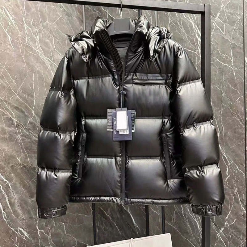 欧货高端2025新款连帽绒羽绒羽绒服