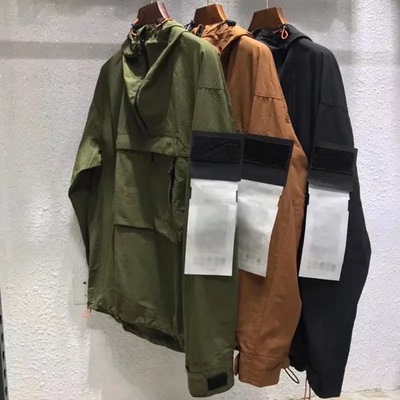 TOPSTONEY工装连帽夹克男多口袋