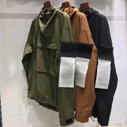 TOPSTONEY工装连帽夹克男多口袋