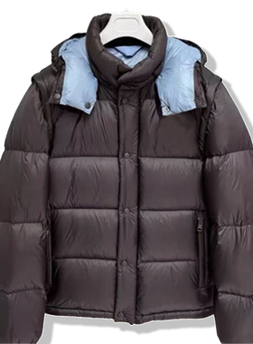 Topstoney 2025冬季新款连帽面包羽绒服高充绒量加厚白鸭绒外套