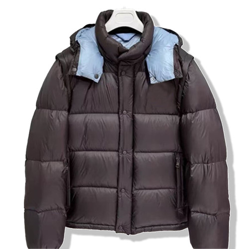 Topstoney 2025冬季新款连帽面包羽绒服高充绒量加厚白鸭绒外套
