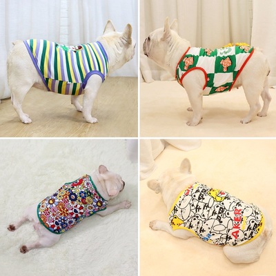 薄款春夏法斗巴哥短体背心