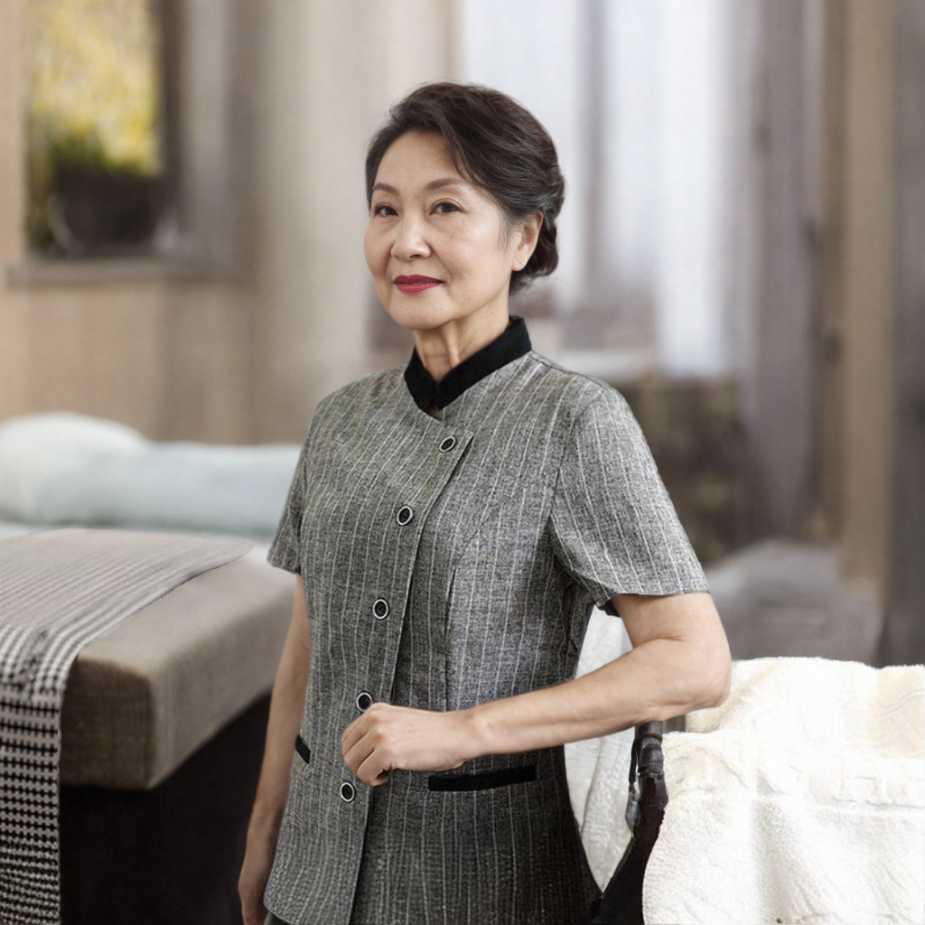 酒店保洁员阿姨工作服短袖女客房宾馆物业医院清洁工衣夏季定制男