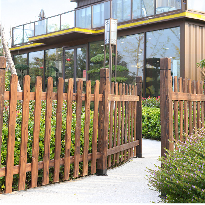 木栅栏围墙围栏别墅花园室外围栏