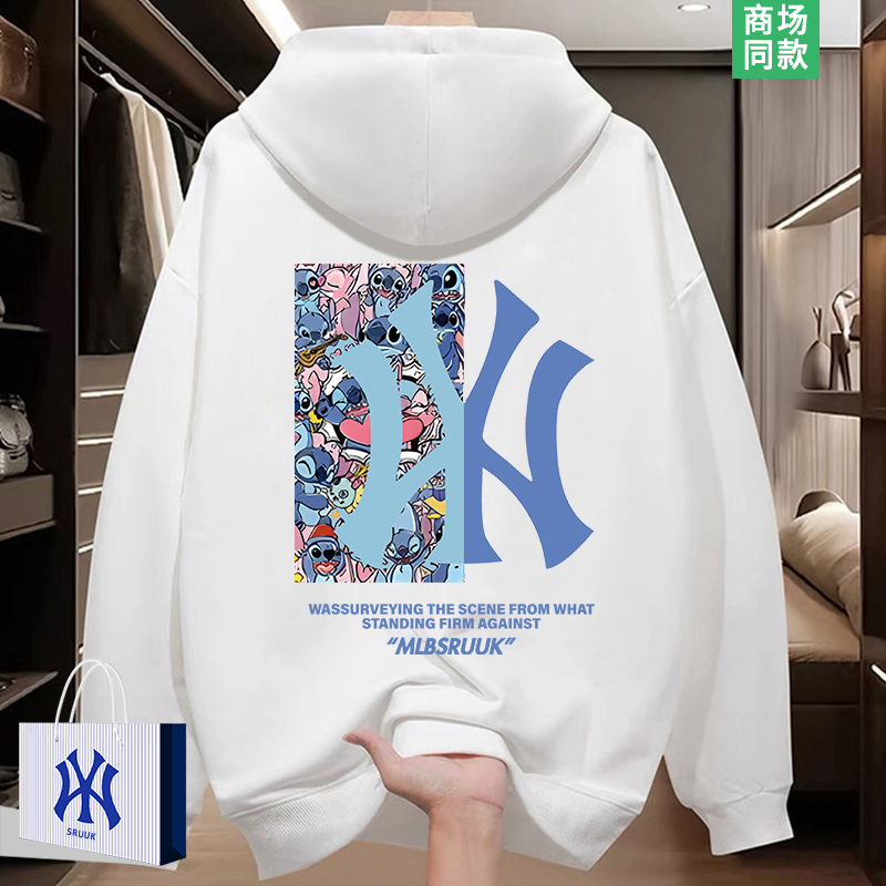 连帽史迪仔联名卫衣女生