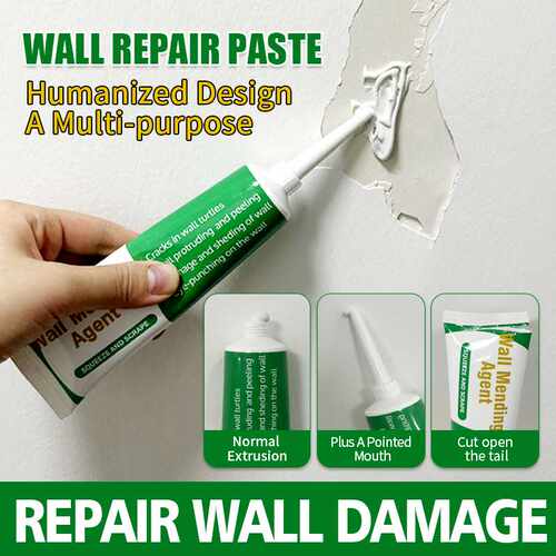 严选Wall Repair Kit裂缝修复腻子白色补墙膏家用墙面修补件