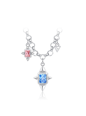 luluchang设计师瑞士蓝项链