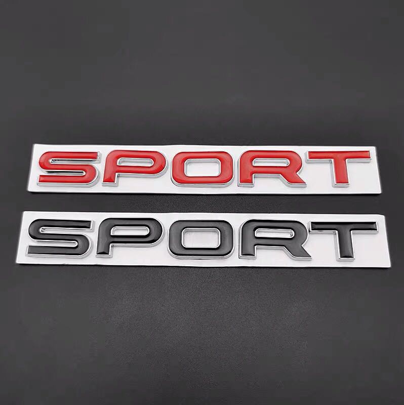 汽车金属sport车标尾标车身贴