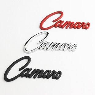 适用于雪佛兰大黄蜂科迈罗CAMARO侧标叶子板英文车标改装后尾车贴