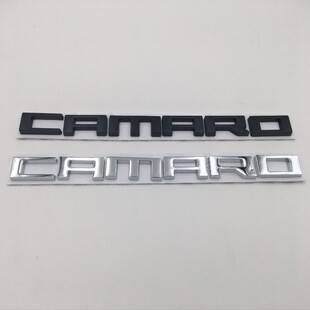 适用于雪佛兰科迈罗大黄蜂CAMARO车贴车头盖车尾英文塑料车标贴