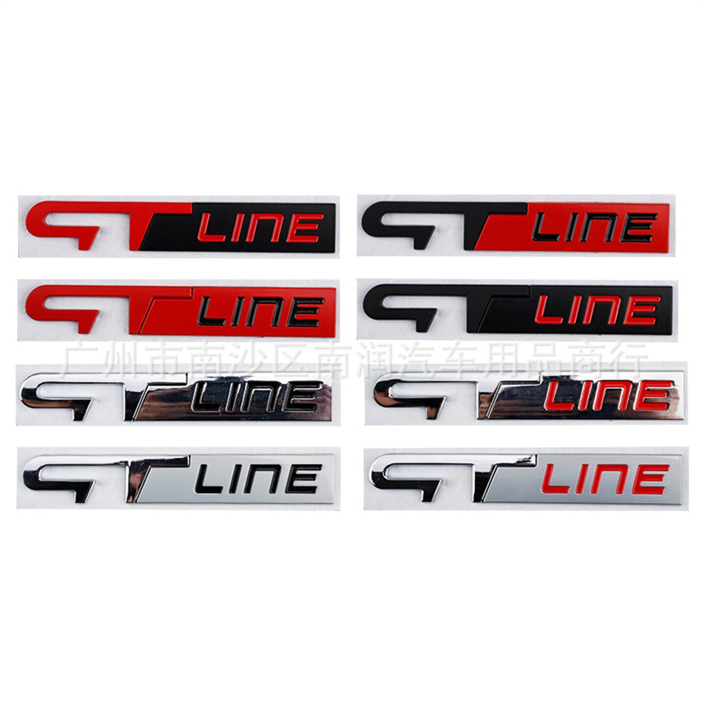 GTLINE车标适用于雷诺起亚金属改装GTLINE车身贴标后标叶子板侧标