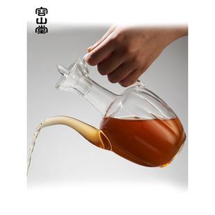9QXC玻璃仿宋手执壶耐热透明泡茶壶电陶炉家用仿古烧水壶煮茶器