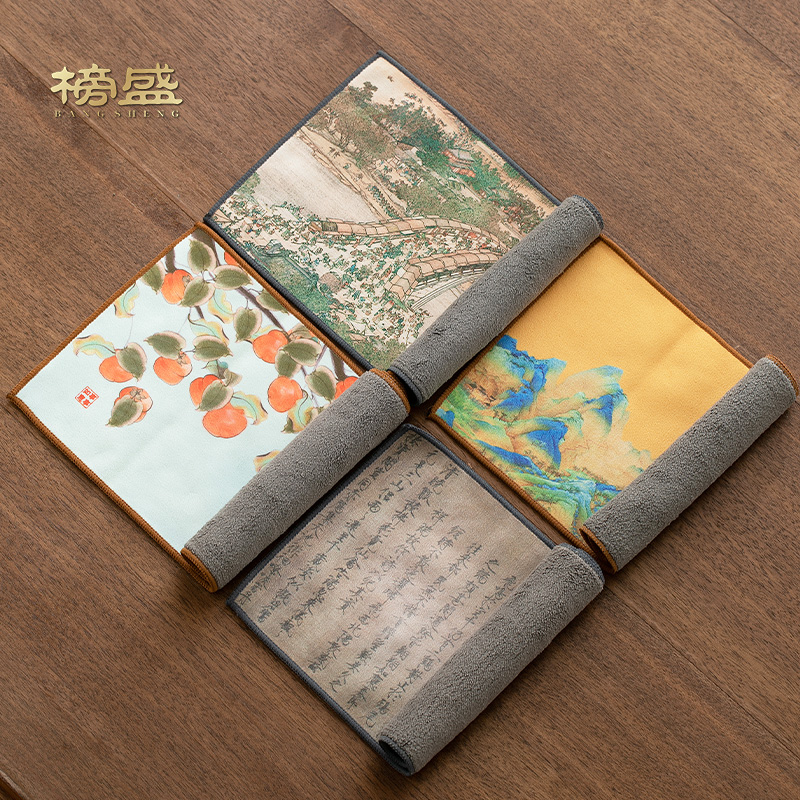 功夫茶巾抹布加厚吸水