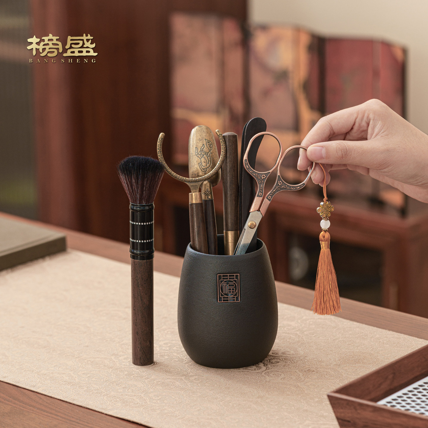 榜盛黑陶茶道六君子茶具配件收纳筒茶勺茶夹养壶笔泡茶工具用品,餐饮具,茶道/零配,淘宝优惠券,粉丝福利购,淘宝优惠卷
