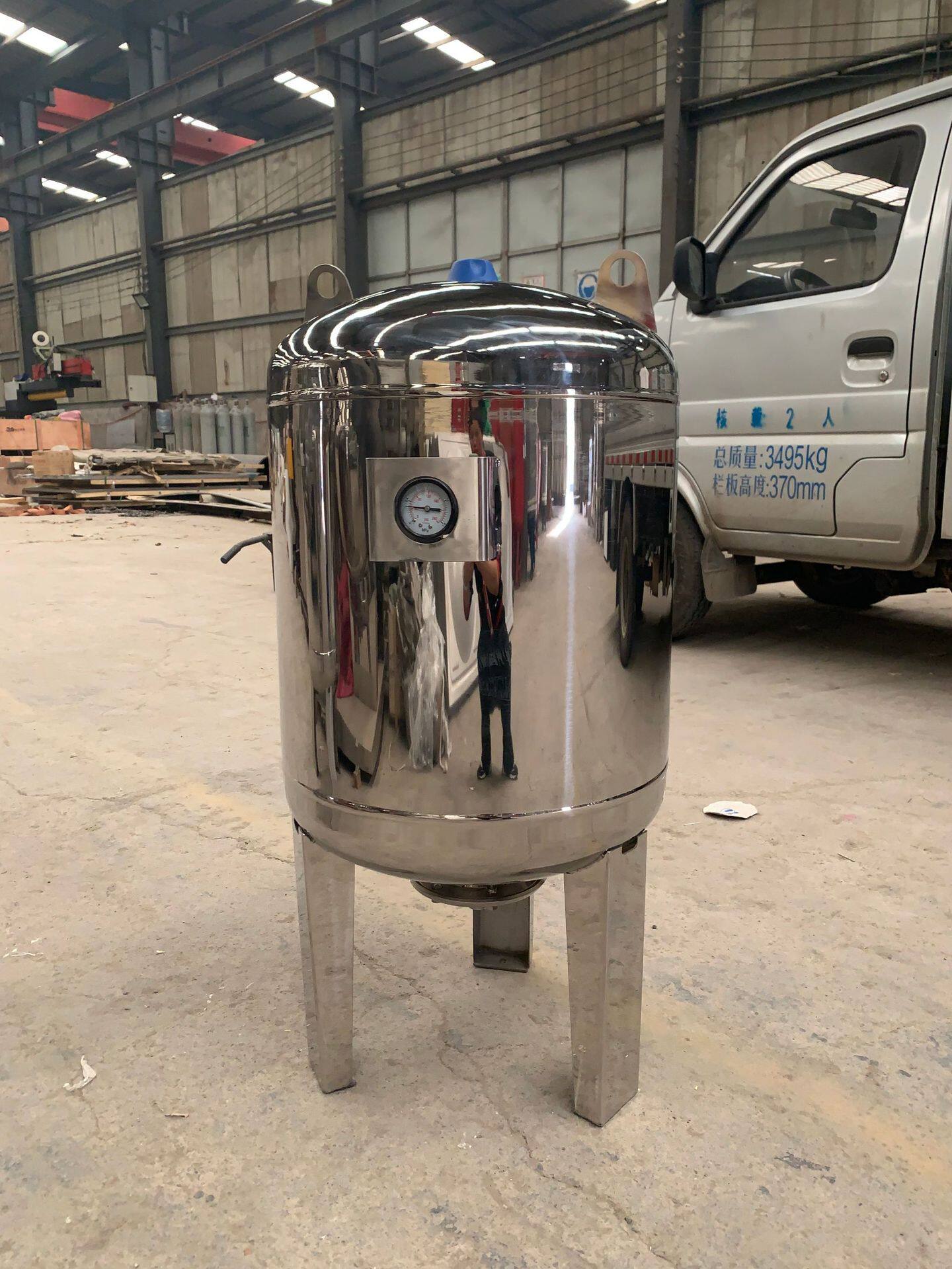 厂促100l150l膨胀罐不锈钢304小型膨胀罐丝扣连接不锈钢罐品
