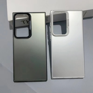 彩银肤感磨砂高级感适用于三星s23ultra手机壳s22ultra新款三星s24+软边硬背s21ultra小众男女三星note20全包