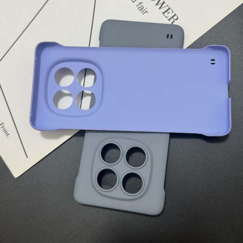 肤感无边框半包红米note14pro+适用小米14手机壳13裸机感10s超薄红米K70pro/K60/5040散热Note11/12/13pro+