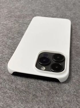 适用适用橙色无边框红米Note13手机壳13Pro+磨砂12Turbo超薄11Pro