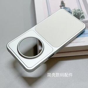 适用适用荣耀magic8pro手机壳500pro秒变大视窗荔枝皮电镀软壳X70防摔