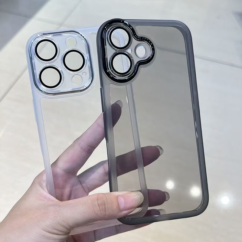 适用iqooz9手机壳自带镜头膜z9turbo+新款超薄简约纯色z8x高档iqooneo9spro镜头全包iq00z9x软男女简约保护套