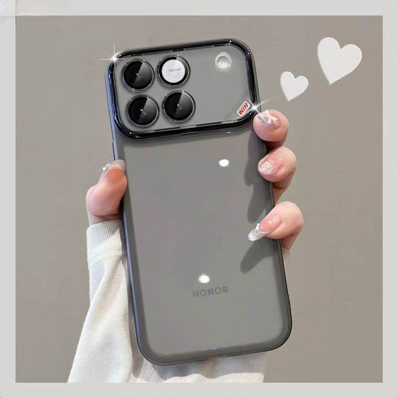 适用荣耀WINRT手机壳透明自带镜头膜荣耀Power防摔新款荣耀GTPRO