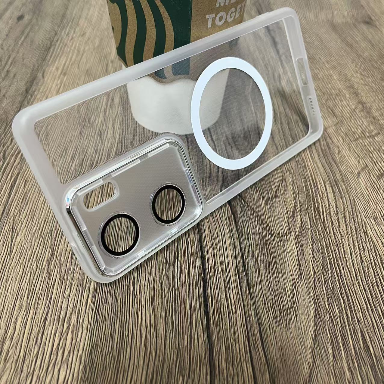 磁吸透白透黑自带镜头膜适用vivo iqooneo10pro手机壳iqooneo9spro新款x90pro个性创意iqooz9turbo+/z8x防摔
