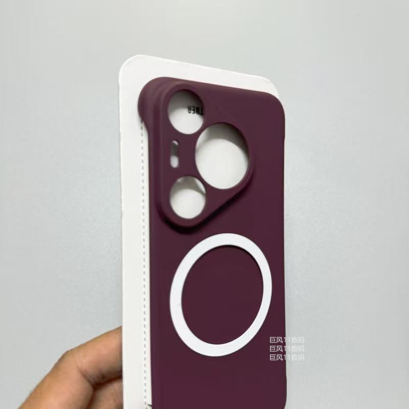 适用酒红纯色适用iQOOz9turbo+半包iqoo12pr手机壳超薄Neo9pro无边框