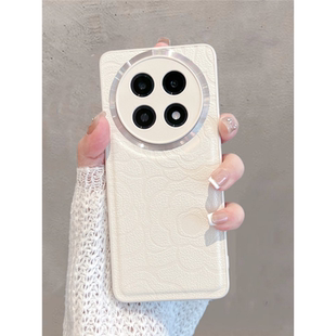 适用oppoa2pro手机壳新款女pjg110全包防摔0pp0a2por5g曲屏opa2pr0简约oppa山茶花0ppoa纯色opopa古董白poopa