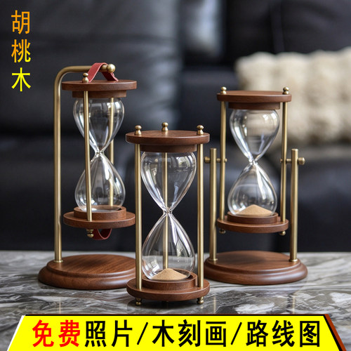 空瓶沙漏可以自己装沙子的DIY