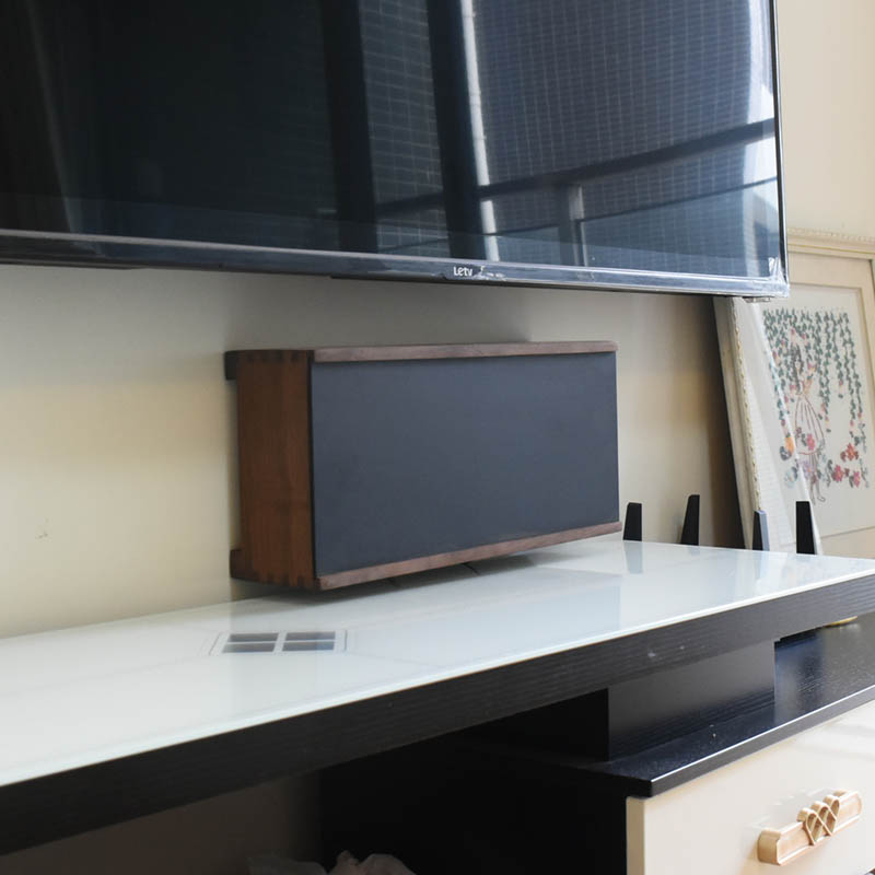 实木收纳盒电视柜路由器遮挡装饰墙上电线插座遮挡箱置物架免打孔