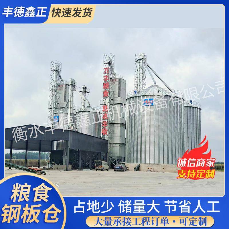 200吨玉米圆筒仓粮贸用模块化设计