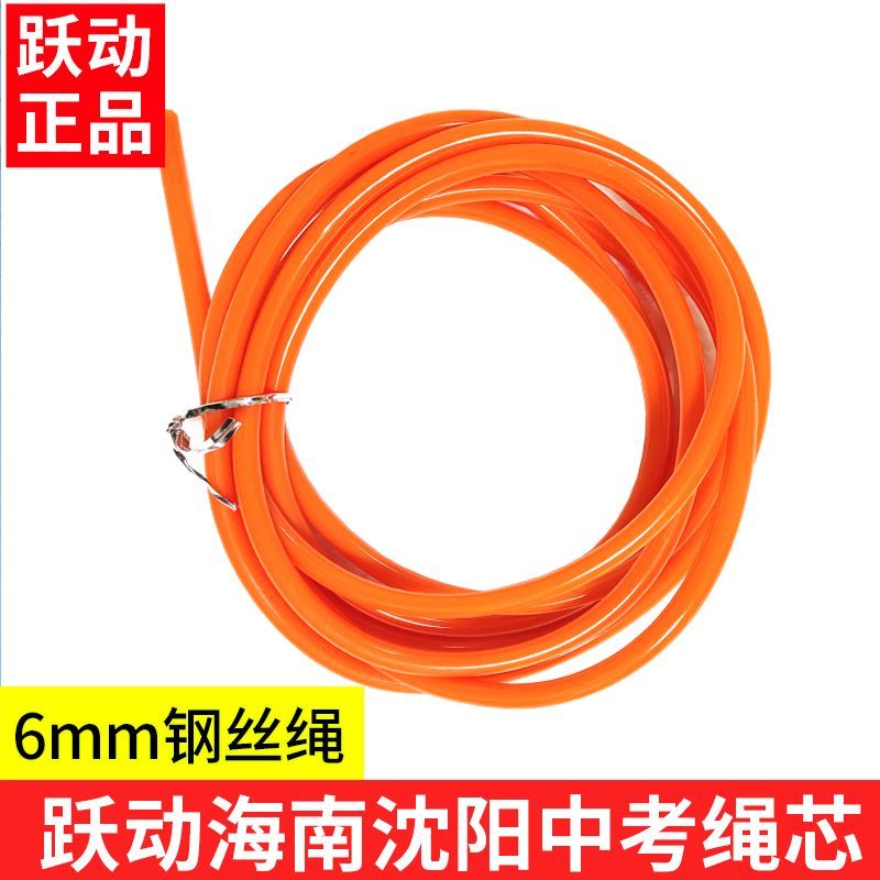 跃动中考跳绳6mm钢丝绳